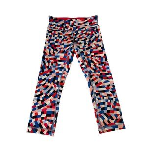 Lululemon Wunder Under Crop III Capoeira Multi Size 6